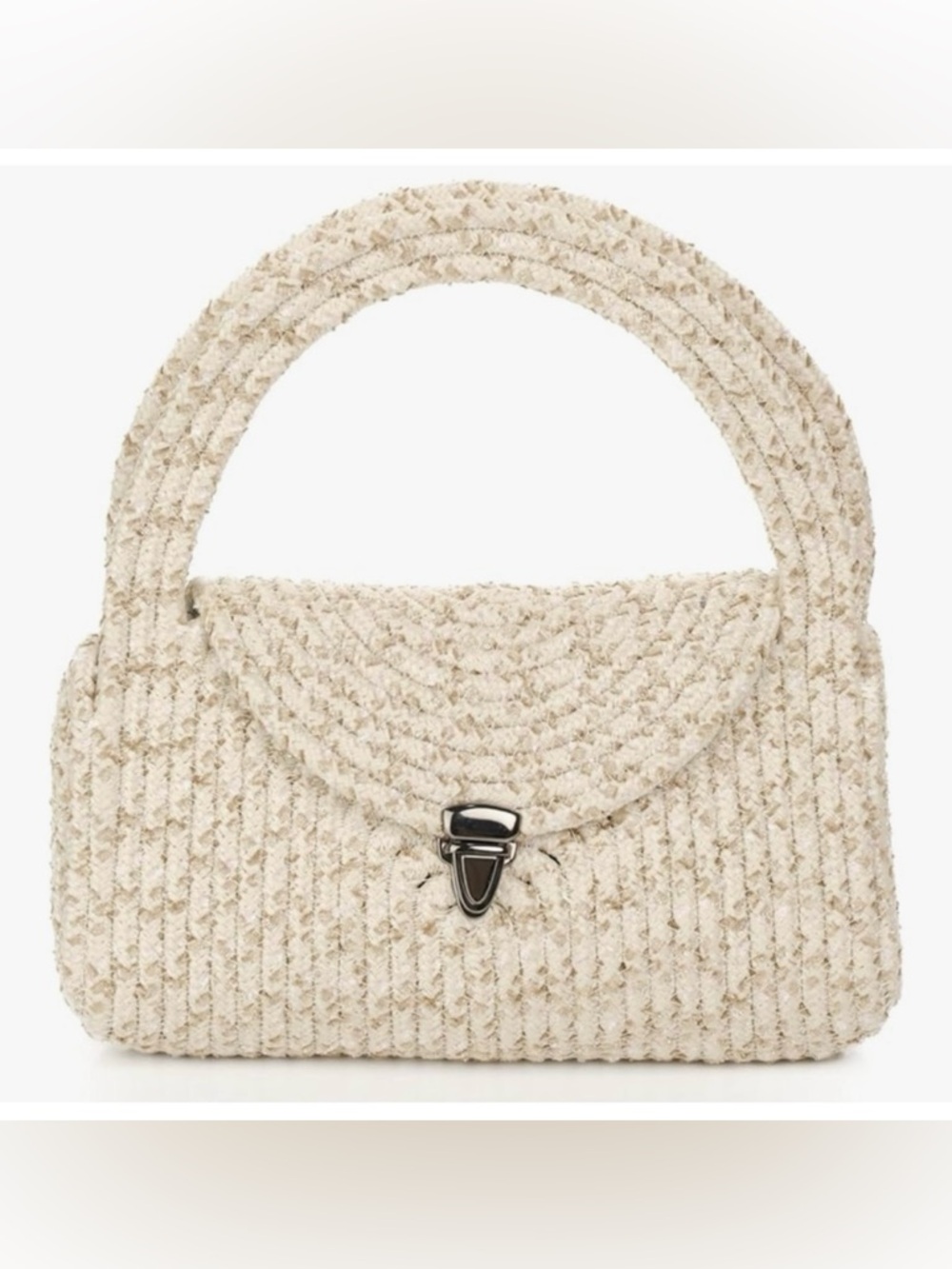 🆕 Straw Clutch Purse for Women, Small Summer Jute Handbag, Beachy